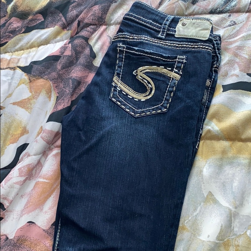 Blue Bootcut Silver Brand jeans